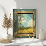 Open Window art print | Wheat + Wind Collection