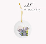 Wisconsin State Flower | Flora & Fauna Ornament