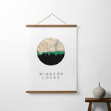 Windsor Locks, Connecticut | Landmark | Art Print