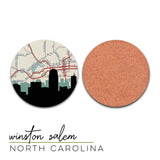 Winston Salem, North Carolina | Landmark | Coaster Set