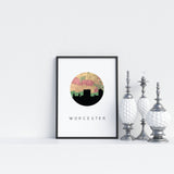 Worcester, Massachusetts | Landmark | Art Print