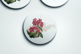 West Virginia State Flower | Flora & Fauna Coaster Set
