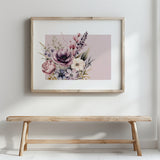 Wyoming Spring flowers art print | framed or unframed | multiple sizes