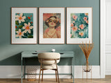 Garden Roses in Bloom — Charleston Botanical Art Print