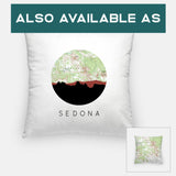 Sedona Arizona art print, mountain skyline art, southwestern decor, travel poster, travel art, Sedona art print, Arizona home decor