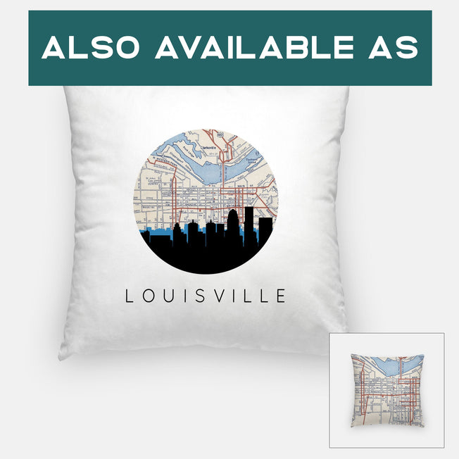 Louisville map, Louisville Kentucky decor, Louisville skyline wall art, city skyline, city map art, Lexington map print, Lexington KY gifts