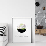 Jackson Hole Poster | Map Art & Decor | Wyoming Ski Trip Souvenir | Perfect Gift for Outdoor Lovers and Travelers