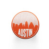 Austin map coaster set, Austin Texas coasters, Austin skyline and Austin map gifts, Austin coasters, Austin Texas gifts