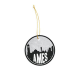 Iowa Christmas Ornament - Custom City Ceramic Holiday Decoration | Made in USA