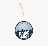 Idaho Christmas Ornament - Custom City Ceramic Holiday Decor