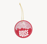 Idaho Christmas Ornament - Custom City Ceramic Holiday Decor