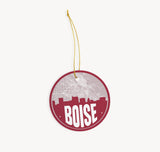 Idaho Christmas Ornament - Custom City Ceramic Holiday Decor