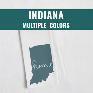 Indiana tea towel, home state decor, Indianapolis gift, Bloomington Indiana college grad gift, first home gifts, Indiana decor, Indiana gift