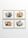 Iowa Design Four Seasons Gallery Wall Art Prints | Framed Iowa Home Decor & Statement Wall Art