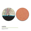 Egypt Coasters Set - Cairo & Alexandria Map Coasters, Unique Egyptian Gifts and Souvenirs, Perfect Barware for Home Decor