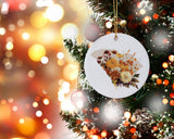 South Carolina Ceramic Ornament - Handcrafted Flower Design | Seasonal Decorations