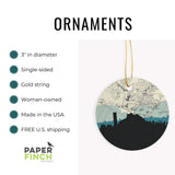 Iowa Christmas Ornament - Custom City Ceramic Holiday Decoration | Made in USA