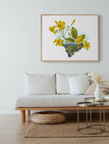 South Carolina Wall Art – Botanical Flower Print | Palmetto State Art Decor