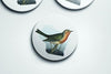 Wisconsin State Gift: Bird Coaster Set, Unique Wisconsin Coasters, Home Decor, Perfect Wisconsin Gifts for Bird Lovers