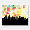 custom city skyline print, custom city skyline art, city skyline art print, city skyline wall art, city skyline decor