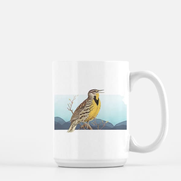 Kansas Western Meadowlark | State Bird Series - Mug | 11 oz - State Bird