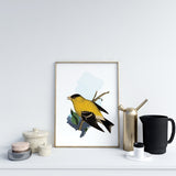New Jersey State Bird Flora & Fauna Art Print - Art Print - Flora & Fauna