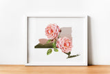 New York State Flower Flora & Fauna Art Print - Art Print - Flora & Fauna