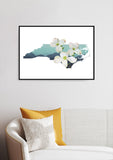 North Carolina State Flower Flora & Fauna Art Print - Art Print - Flora & Fauna