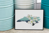 North Carolina State Flower Flora & Fauna Art Print - Art Print - Flora & Fauna