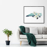 North Carolina State Flower Flora & Fauna Art Print - Art Print - Flora & Fauna