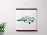 North Carolina State Flower Flora & Fauna Art Print - Art Print - Flora & Fauna