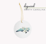 North Carolina State Flower Flora & Fauna Ornament - Ornament - Flora & Fauna