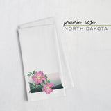 North Dakota State Flower Flora & Fauna Tea Towel - Tea Towel - Flora & Fauna