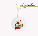 Ohio State Flower Flora & Fauna Ornament - Ornament - Flora & Fauna