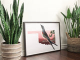 Oklahoma State Bird Flora & Fauna Art Print - Art Print - Flora & Fauna