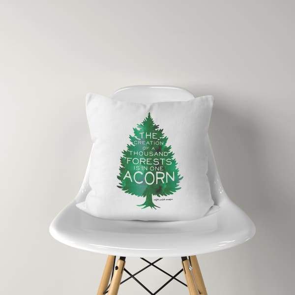 A Thousand Forests | Portland Vibes Collection - Pillow | Square - Portland Vibes