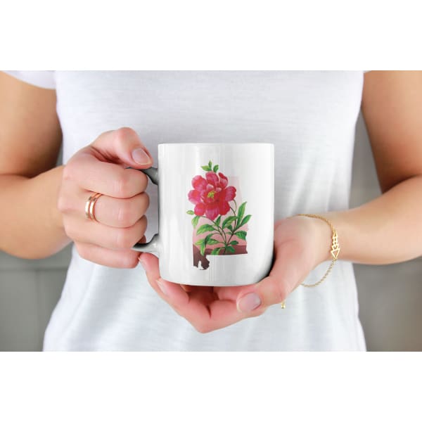 Alabama Camellia | State Flower Series - Mug | 11 oz - State Flower