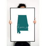 Alabama ’home’ state silhouette - Home Silhouette