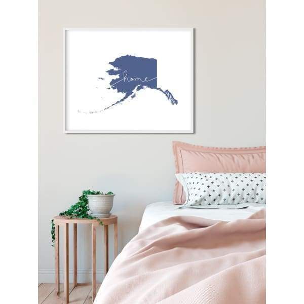 Alaska State Flower and State Symbols Gallery Wall - Gallery Walls