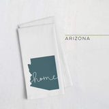 Arizona ’home’ state silhouette - Tea Towel / DarkSlateGray - Home Silhouette