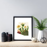 Arizona Saguaro Cactus Blossom | State Flower Series - 5x7 Unframed Print - State Flower