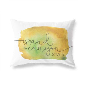 Arizona state nickname - Pillow | Lumbar - State Motto