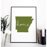 Arkansas ’home’ state silhouette - Home Silhouette