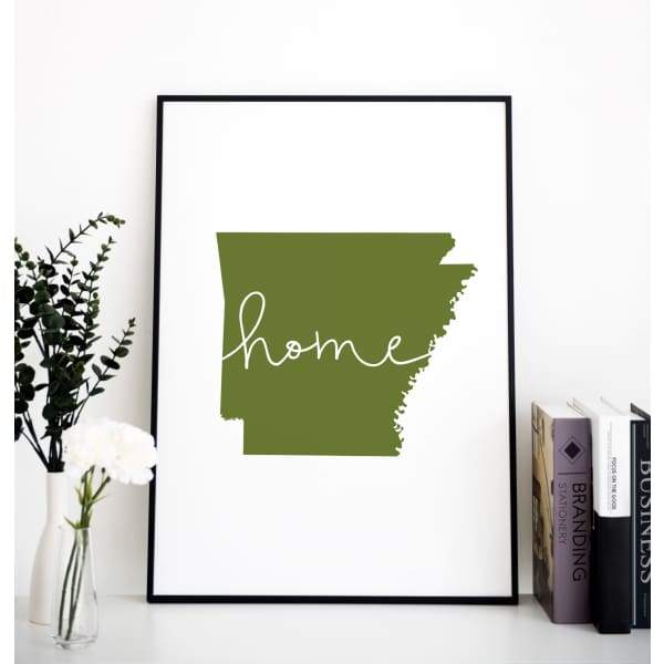 Arkansas State Flower and State Symbols Gallery Wall - Gallery Walls