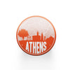 Athens Georgia map coaster set | sandstone coaster set in 5 colors - Set of 2 / Orange - City Road Maps