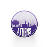 Athens Georgia map coaster set | sandstone coaster set in 5 colors - Set of 2 / Purple - City Road Maps