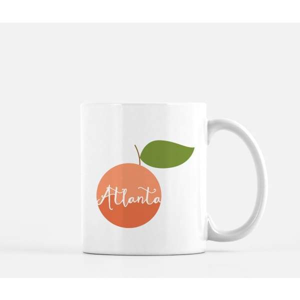 Atlanta Georgia peach - Mug | 11 oz - Handlettered