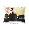 Augusta Georgia geometric skyline - Pillow | Lumbar / Yellow - Geometric Skyline
