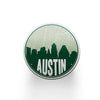 Austin Texas map coaster set | sandstone coaster set in 5 colors - Set of 2 / Green - City Road Maps