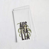 Australia national flower | Golden Wattle - Tea Towel - Flowers